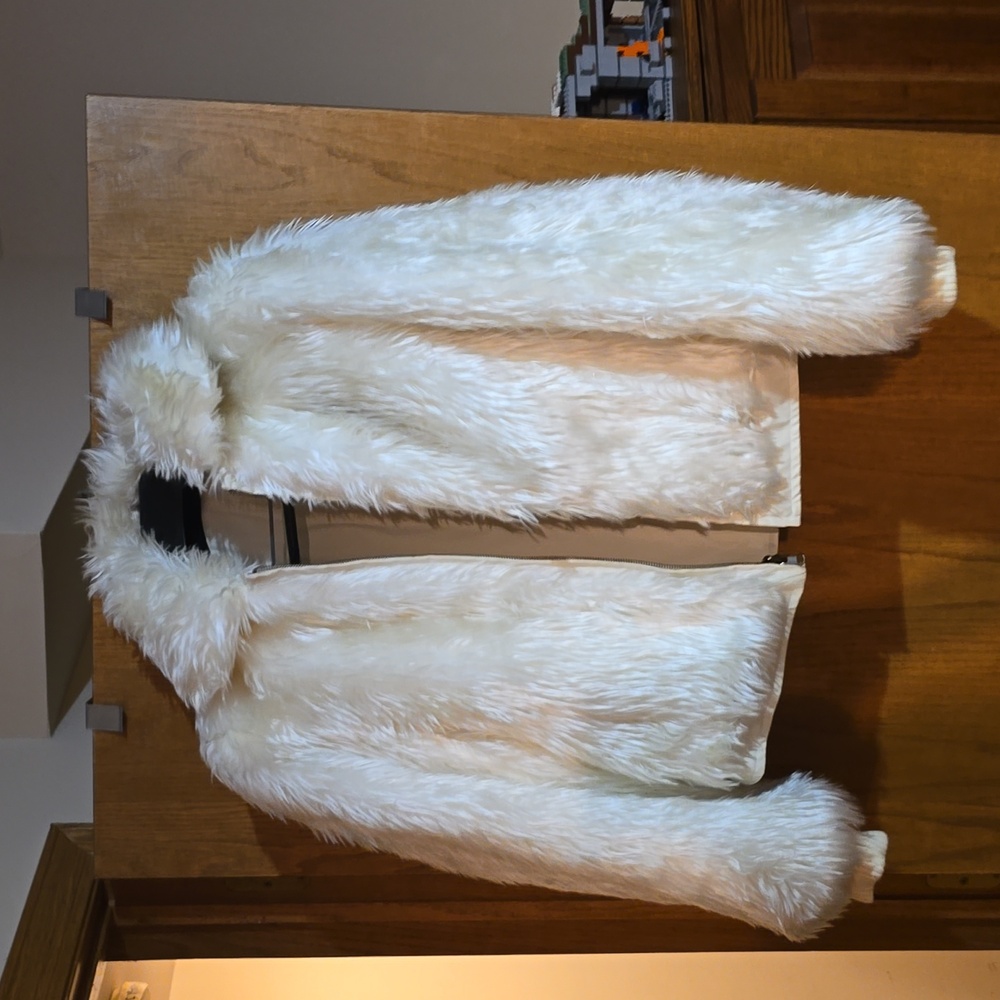 Womens faux fur winter coat